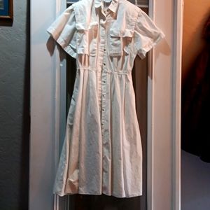 Vintage 80's shirtwaist dress